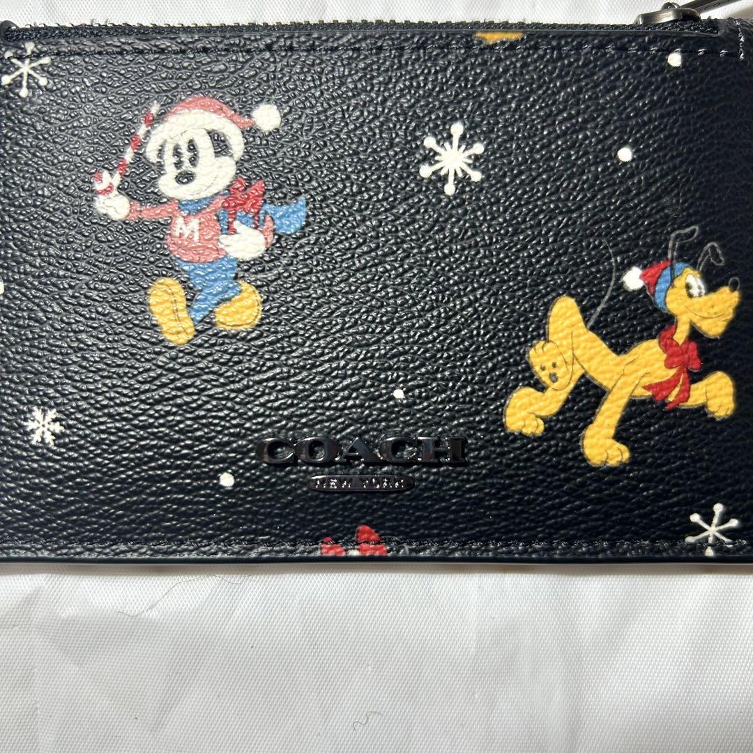 Disney✖︎coach ZIP CARD CASE ミッキー カードケース