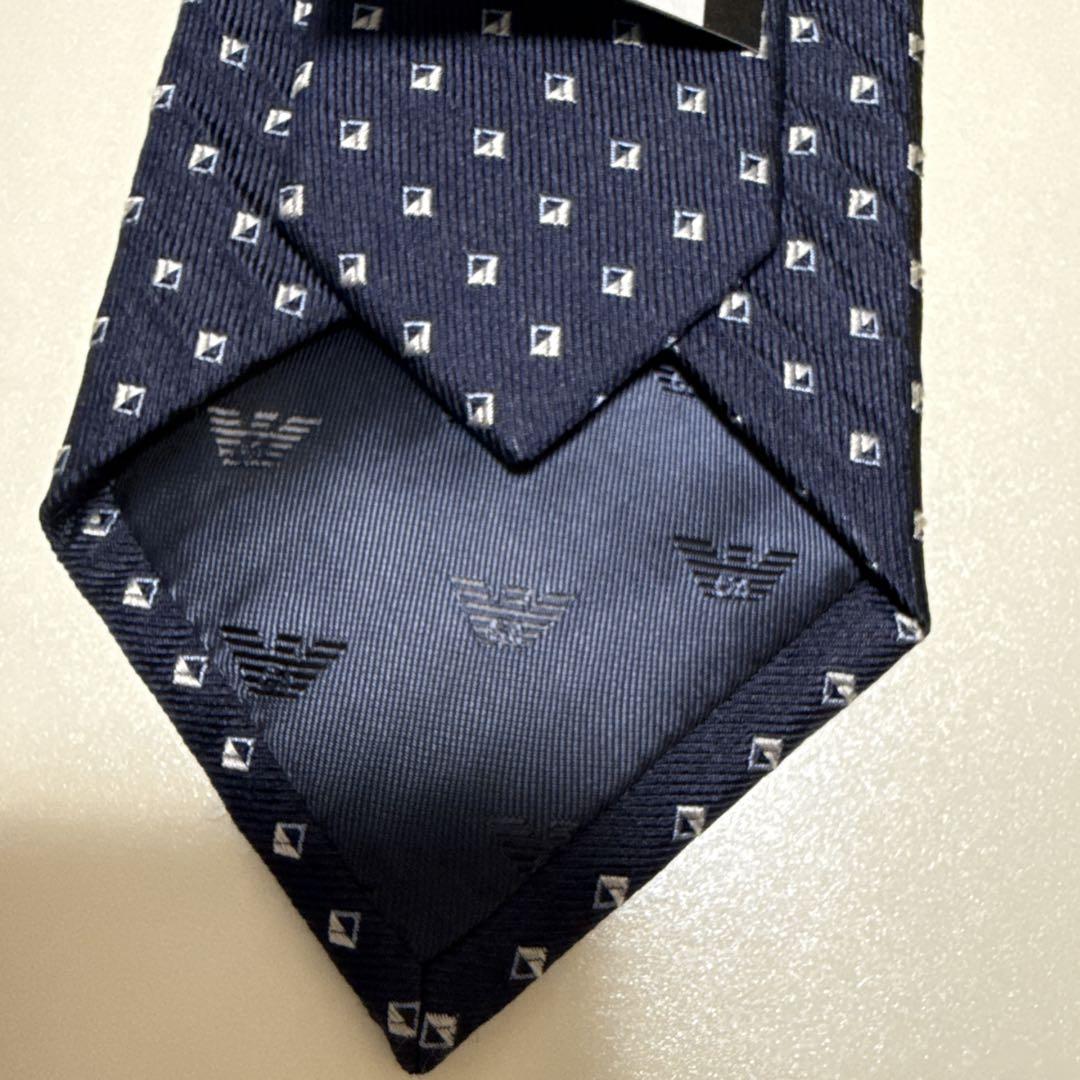 値下げ中！【新品】EMPORIO ARMANI ネクタイ ネイビー