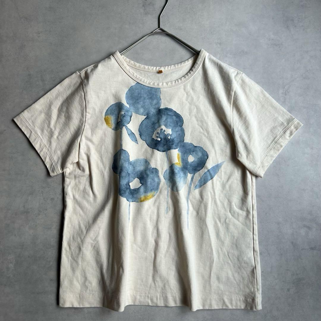 美品✨24ss パラスパレス 天竺水菊柄プリント Tシャツ 半袖 クルーネック