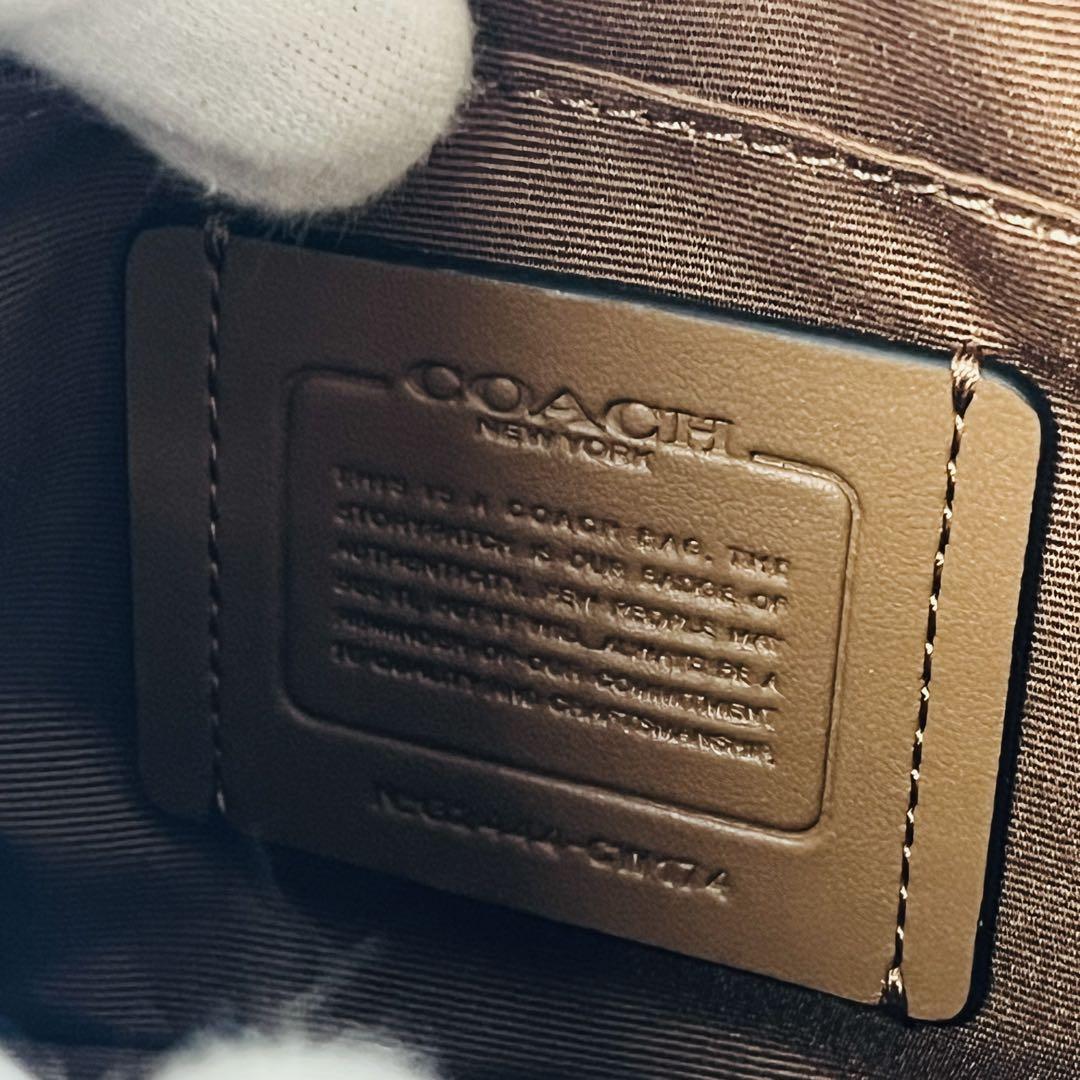 美品 COACH スエード ジェイデン 2WAY ショルダーバッグ シェンナ