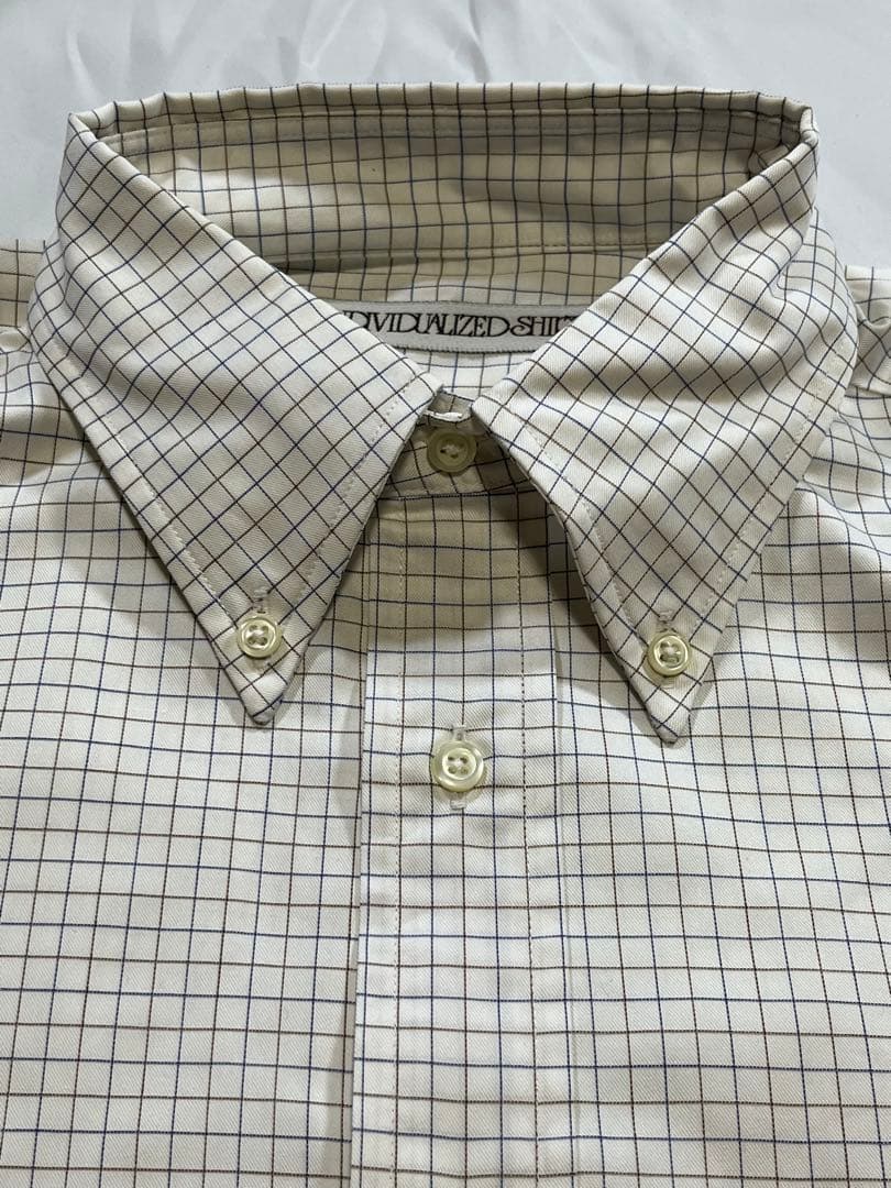 米国製 INDIVIDUALIZED SHIRTS 別注シャツM INDIVIDUALIZED SHIRTS