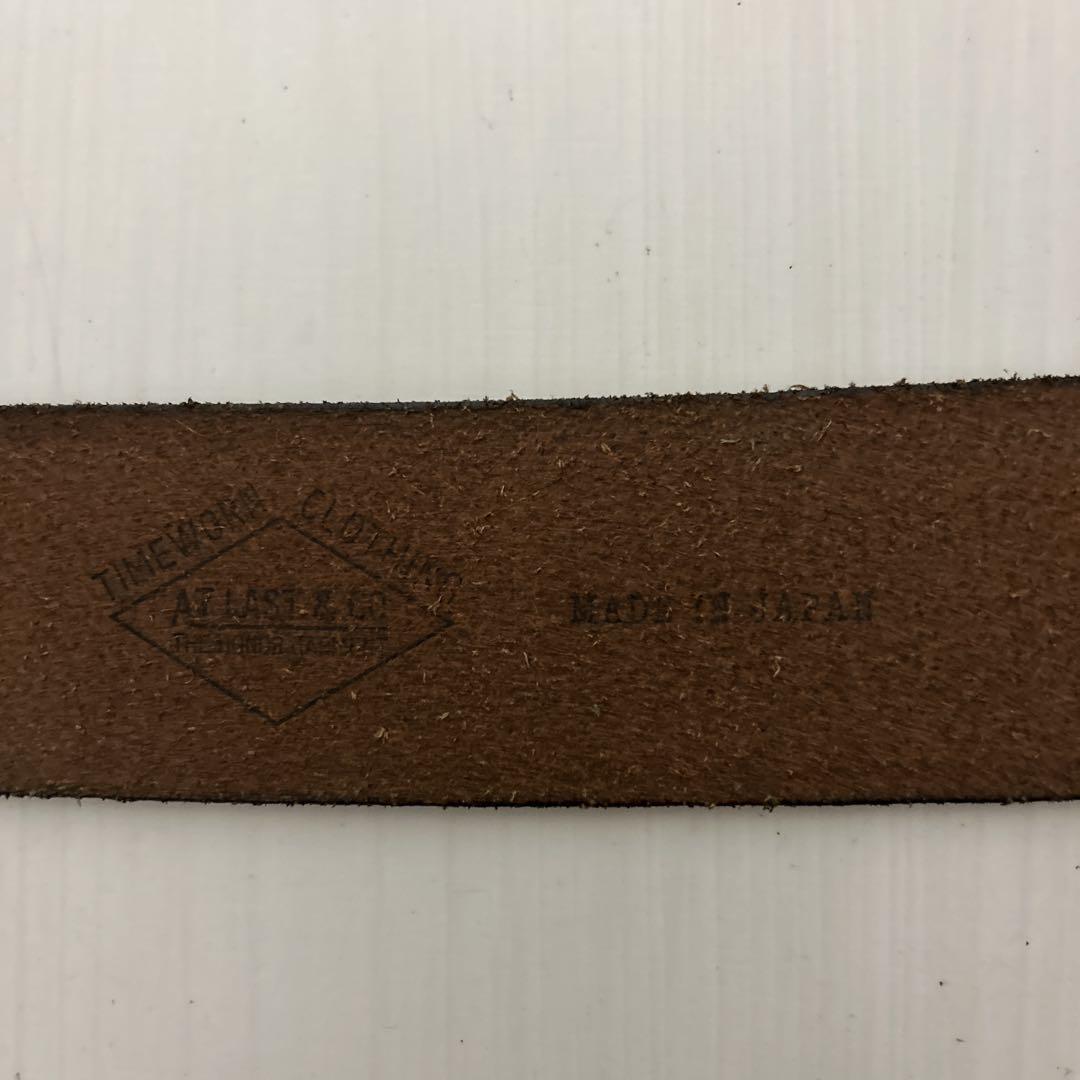 atlast&co アットラスト　GARRISON BELT 34 ブラウン