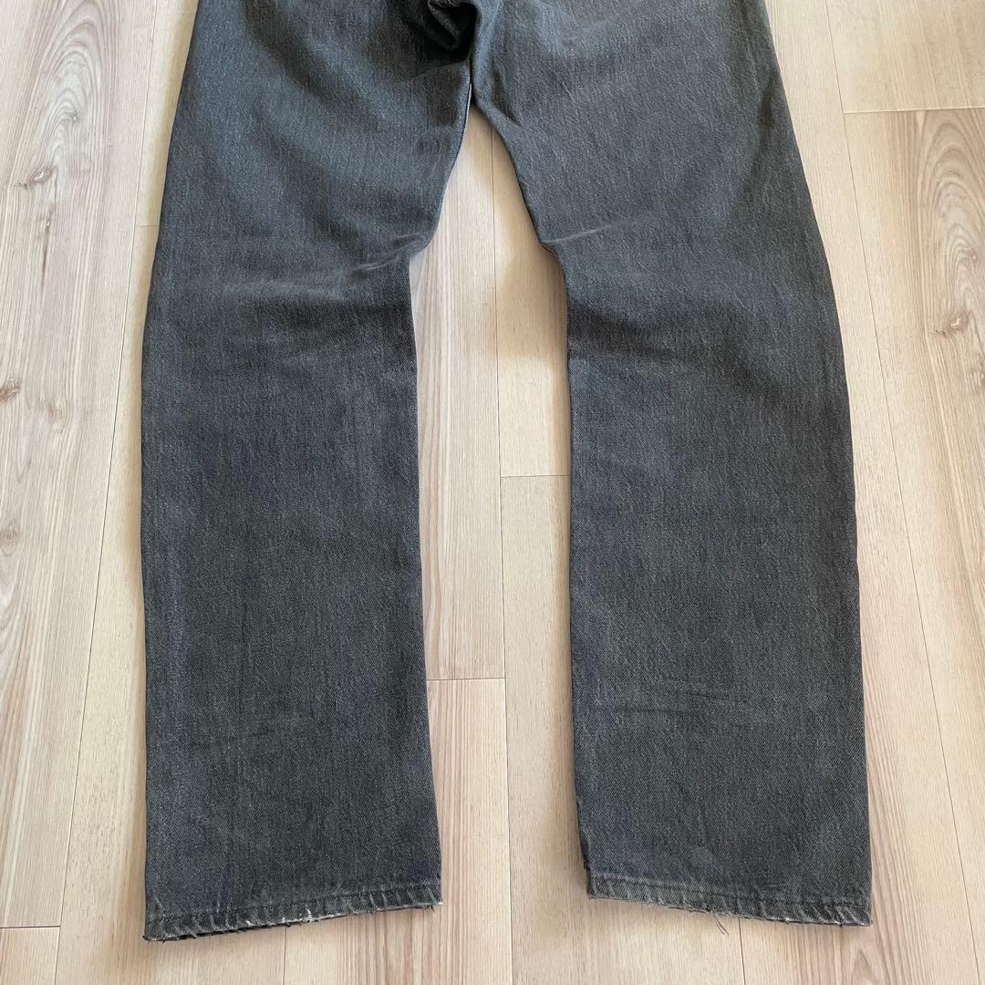 90s USA製 Levi's 501 先染め ブラック W32L32 フェード 90s USA製 Levi's 501 先染め ブラック W32L32 フェード