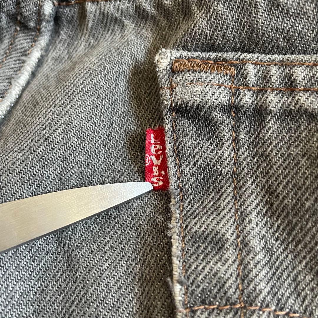 90s USA製 Levi's 501 先染め ブラック W32L32 フェード 90s USA製 Levi's 501 先染め ブラック W32L32 フェード