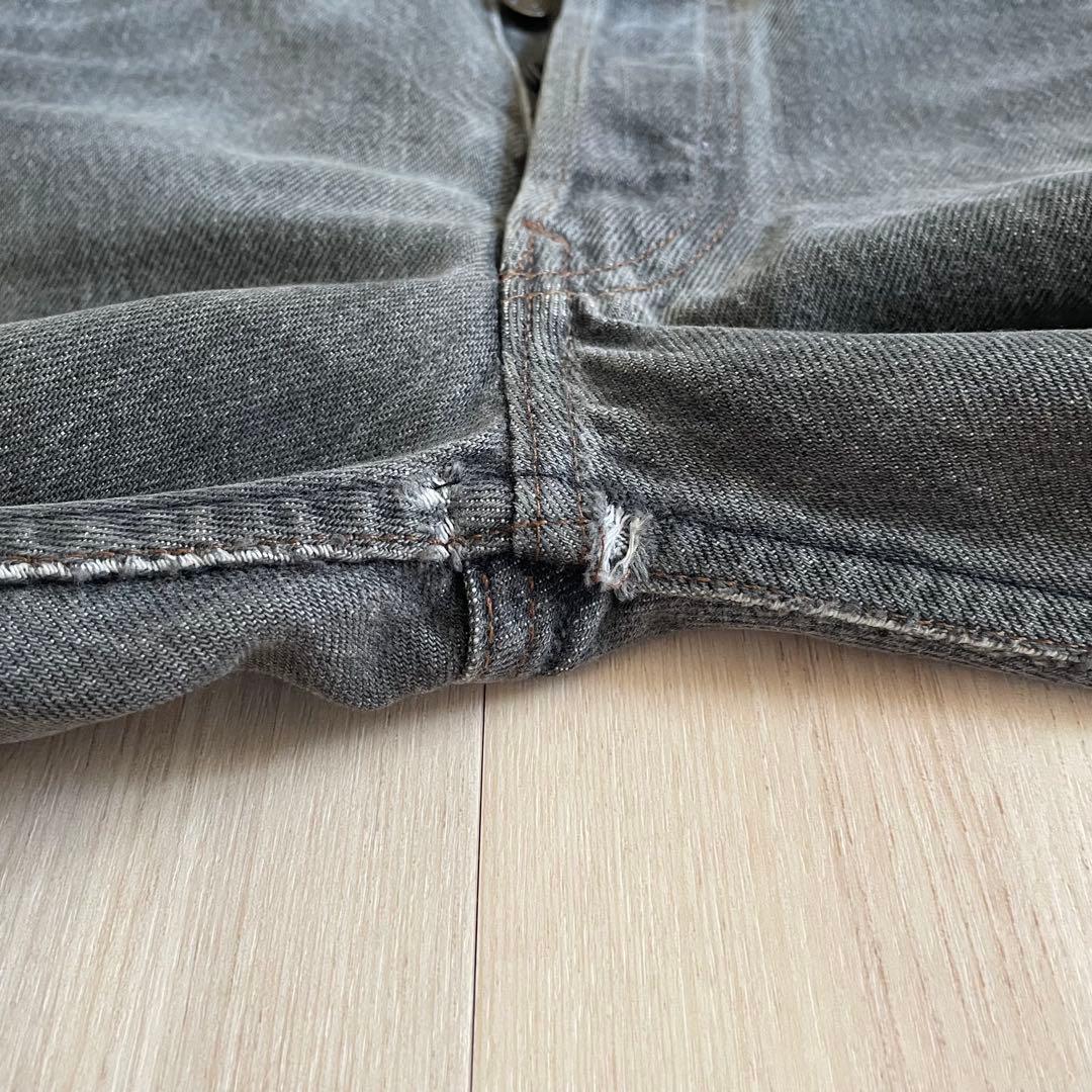 90s USA製 Levi's 501 先染め ブラック W32L32 フェード 90s USA製 Levi's 501 先染め ブラック W32L32 フェード