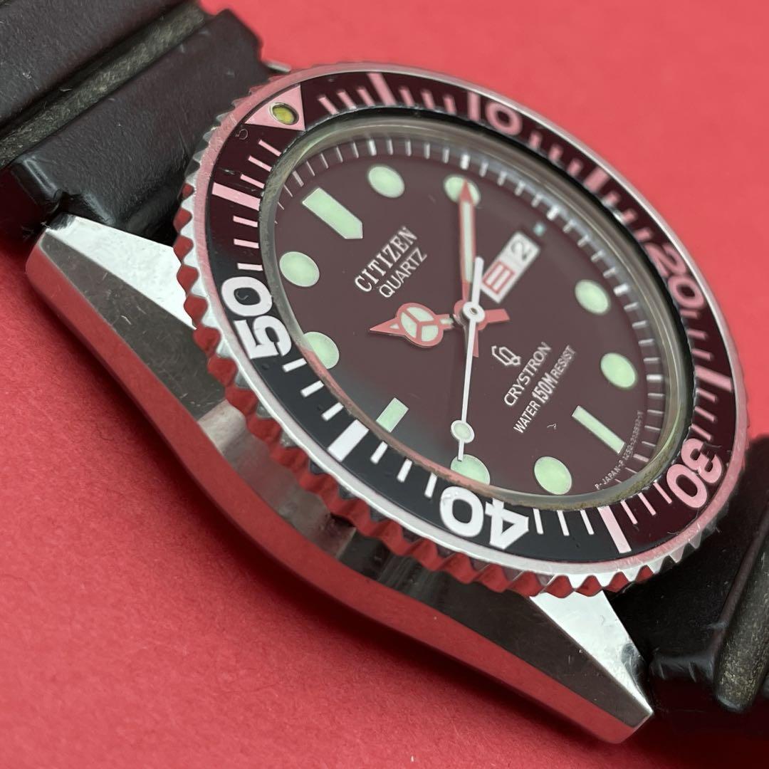 CITIZEN クリストロン 4-212461 ダイバーズウォッチ クォーツ