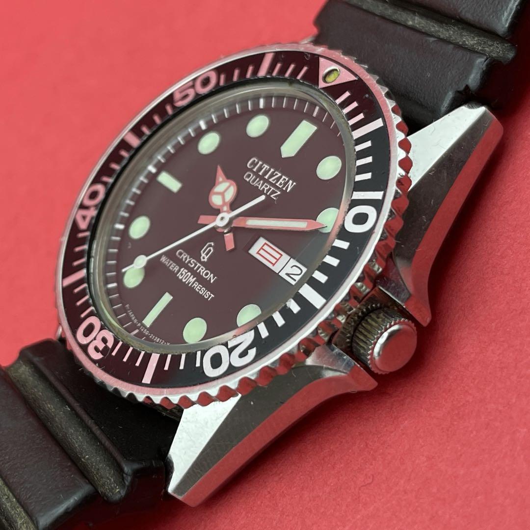 CITIZEN クリストロン 4-212461 ダイバーズウォッチ クォーツ