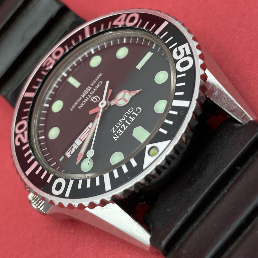 CITIZEN クリストロン 4-212461 ダイバーズウォッチ クォーツ