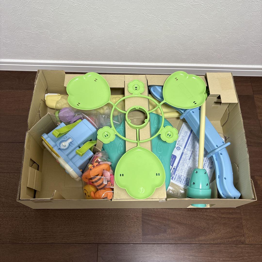 【美品】くまのプーさん　えらべる回転　6WAYジムにへんしんメリー