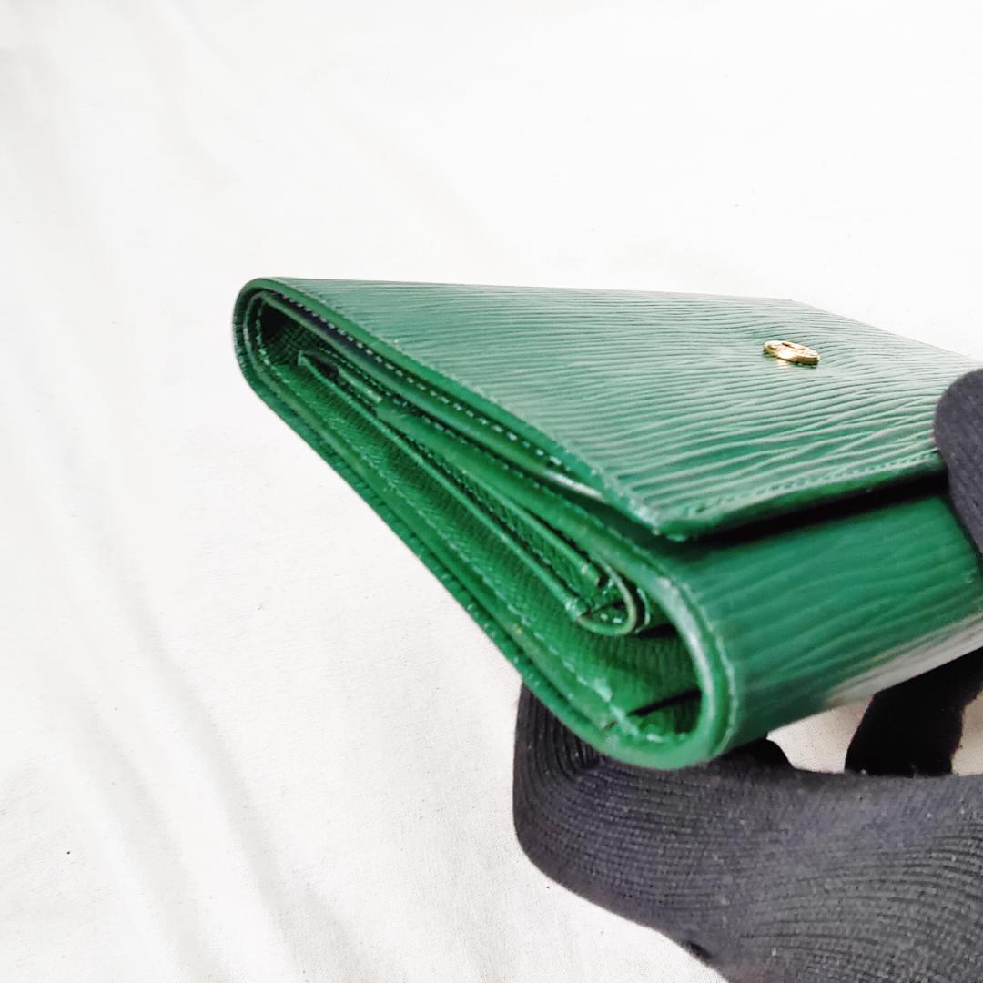 ヴィトン エピ 財布 エテュイ パピエ VUITTON M63714 グリーン