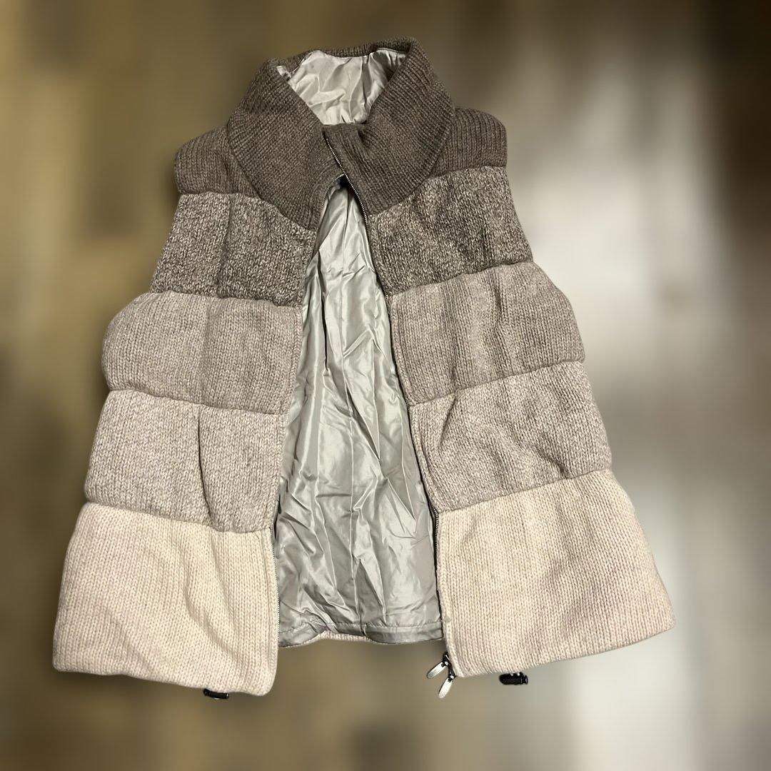 blancvertダウンベストM・blancvert