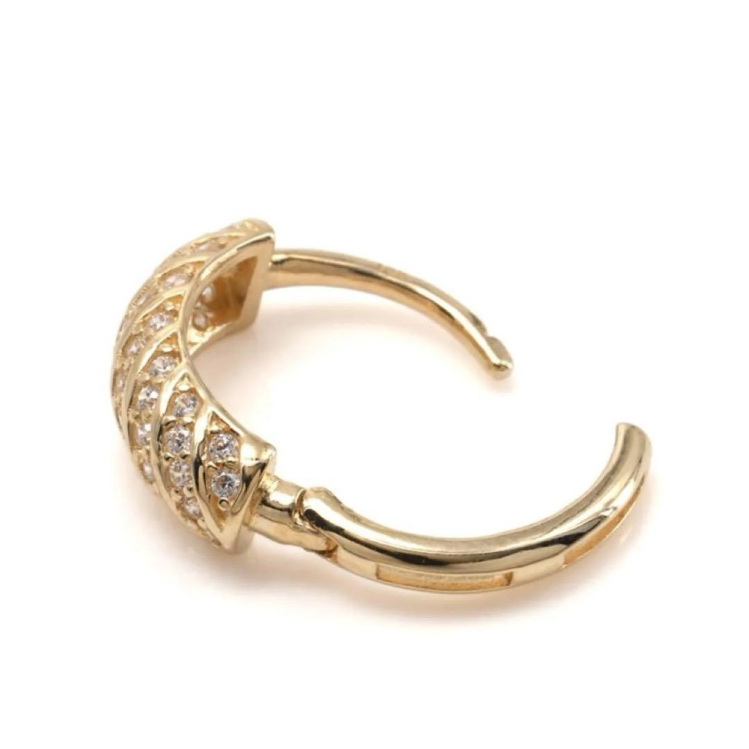 AVALANCHE 10K イエローゴールド ループピアス 両耳用 AVALANCHE 10K イエローゴールド ループピアス 両耳用