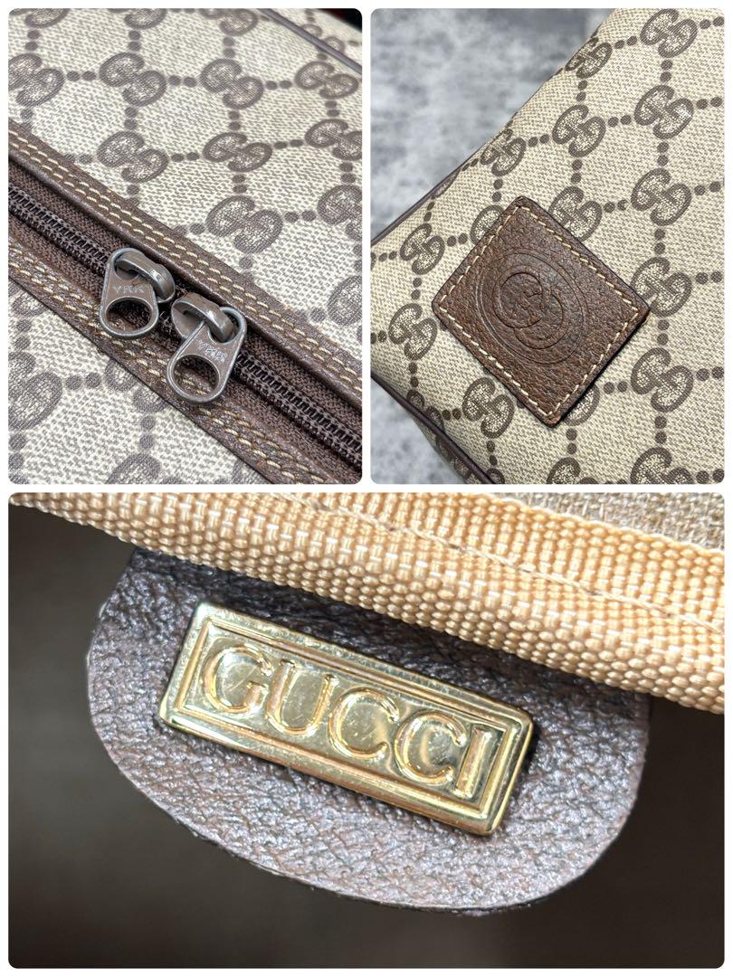 ✨極美品✨GUCCI シェリーライン GG ボストンバッグ ベージュ レザー ✨極美品✨GUCCI シェリーライン GG ボストンバッグ ベージュ レザー