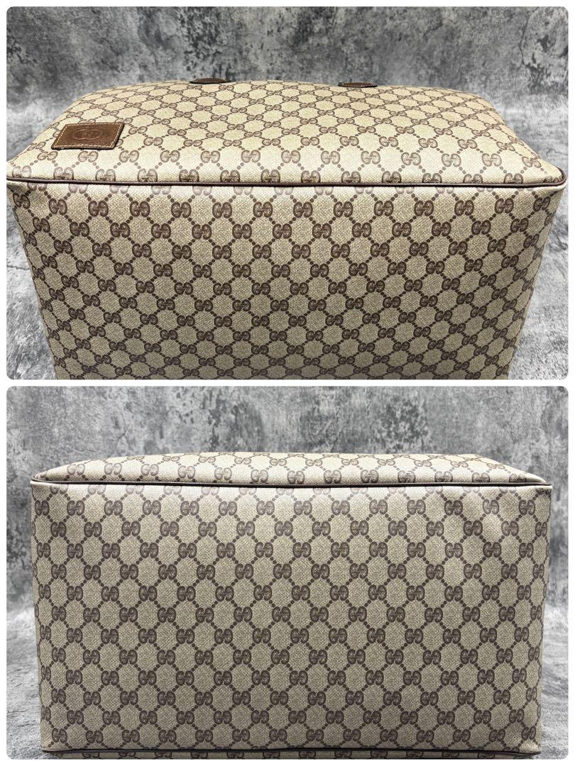 ✨極美品✨GUCCI シェリーライン GG ボストンバッグ ベージュ レザー ✨極美品✨GUCCI シェリーライン GG ボストンバッグ ベージュ レザー