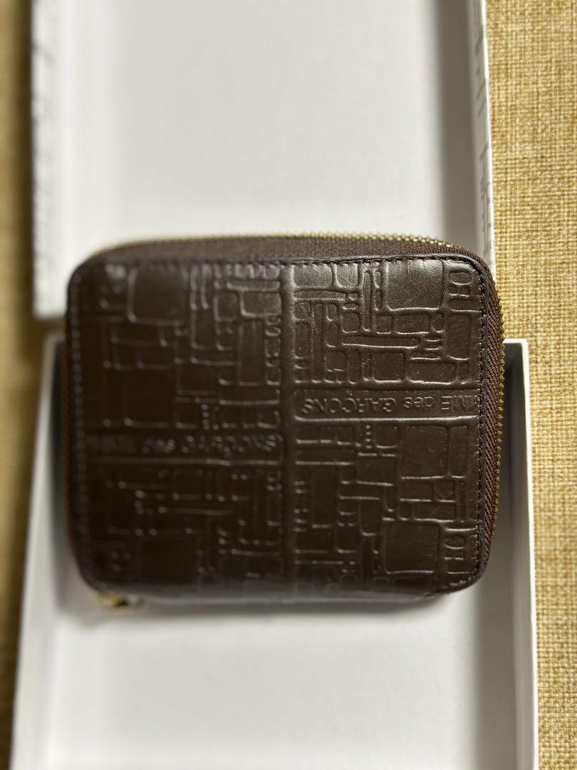 コムデギャルソン　二つ折り財布　ブラウン　箱付き
