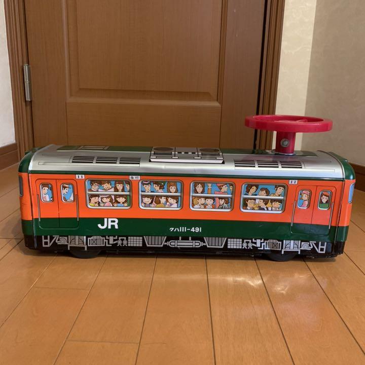 クハ111-491 イチコー　ブリキ乗用玩具