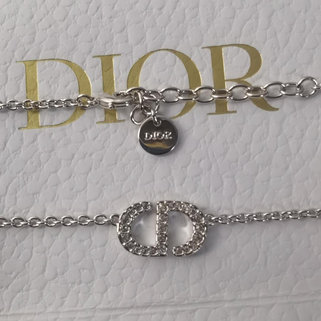 Dior クリスタル Dロゴ ブレスレットY34