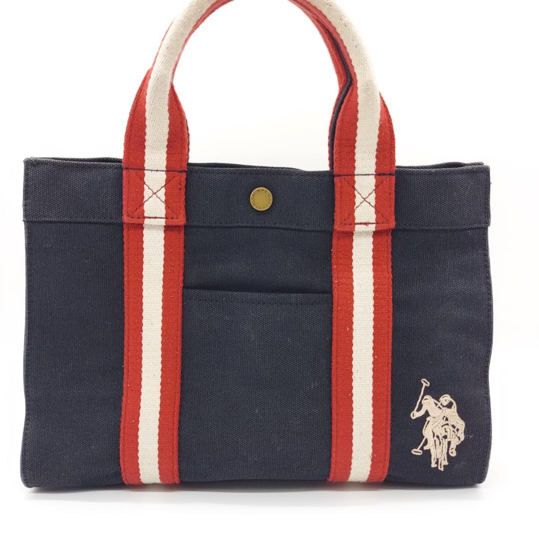 US POLO ASSN ポロ トートバッグ ブラック - メルカリ