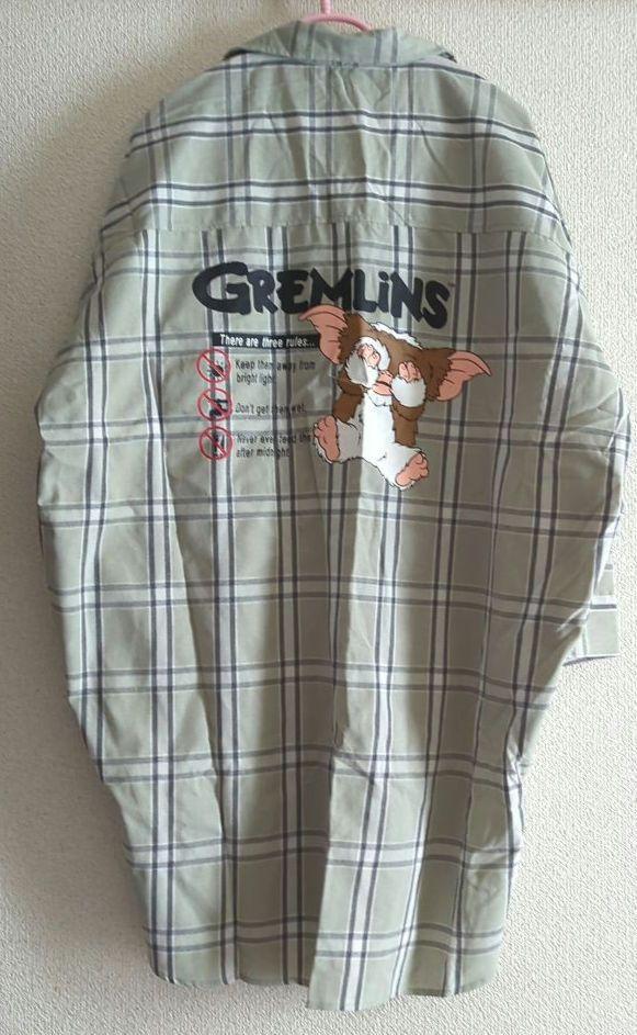 SALE グレムリン　チェックシャツ　ギズモ　オーバーサイズシャツ