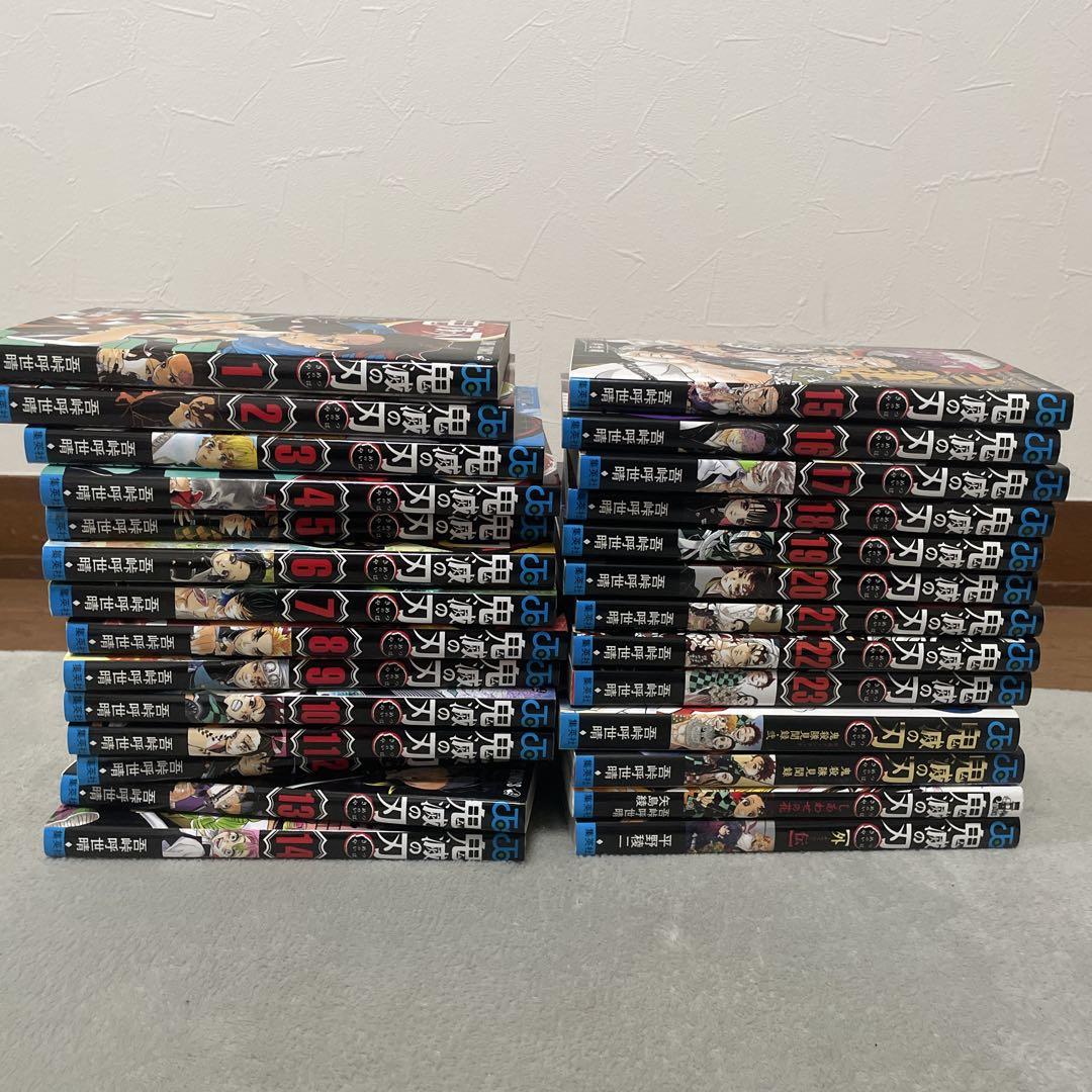 2025新発 ヤフーニュース 鬼滅の刃 鬼滅の刃26巻セット 本編全23巻 公式 少年漫画