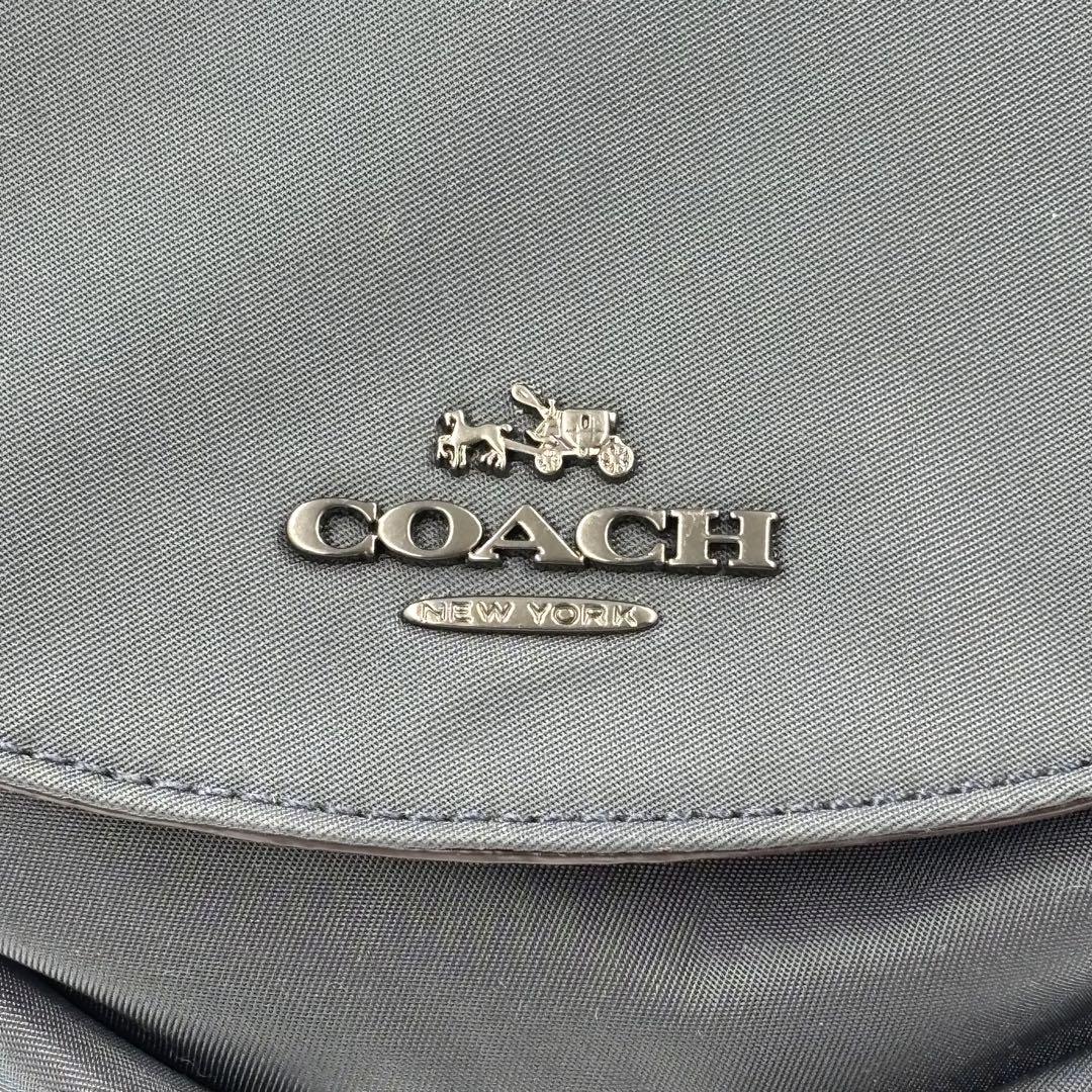 【極美品】COACH コーチ リュック ターンロック F58814 ネイビー