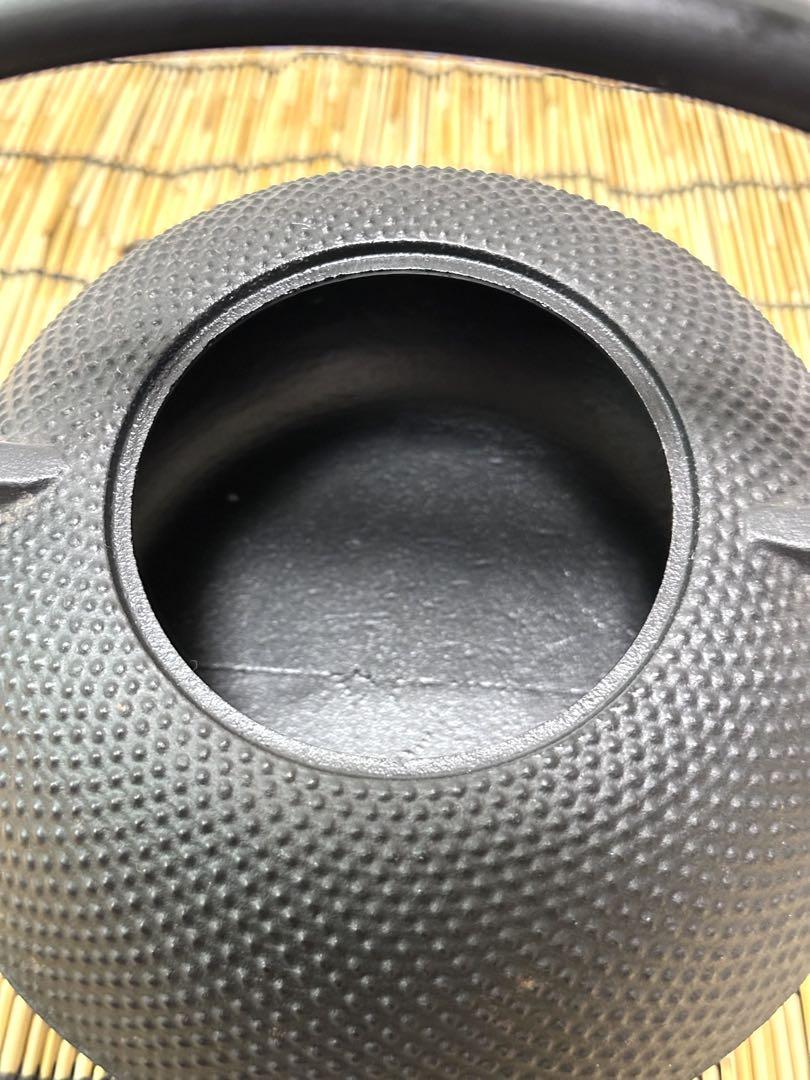 未使用品　南部盛榮堂OIGEN造　１５型アラレ　南部鉄瓶　南部鉄器