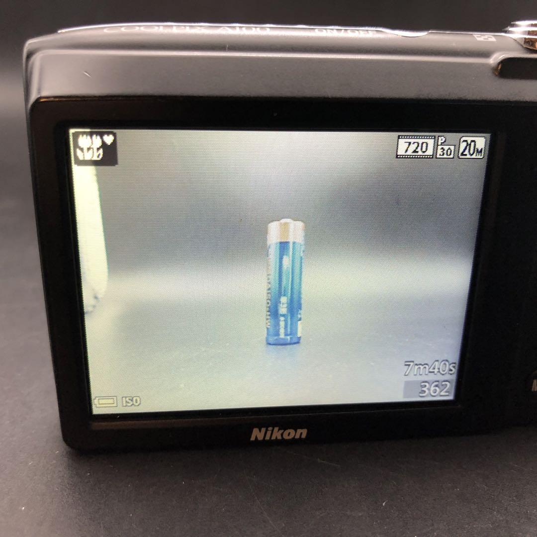 【動作確認済】Nikon COOLPIX A100 ニコンデジカメ　シルバー