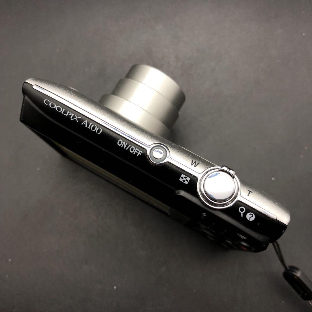【動作確認済】Nikon COOLPIX A100 ニコンデジカメ　シルバー