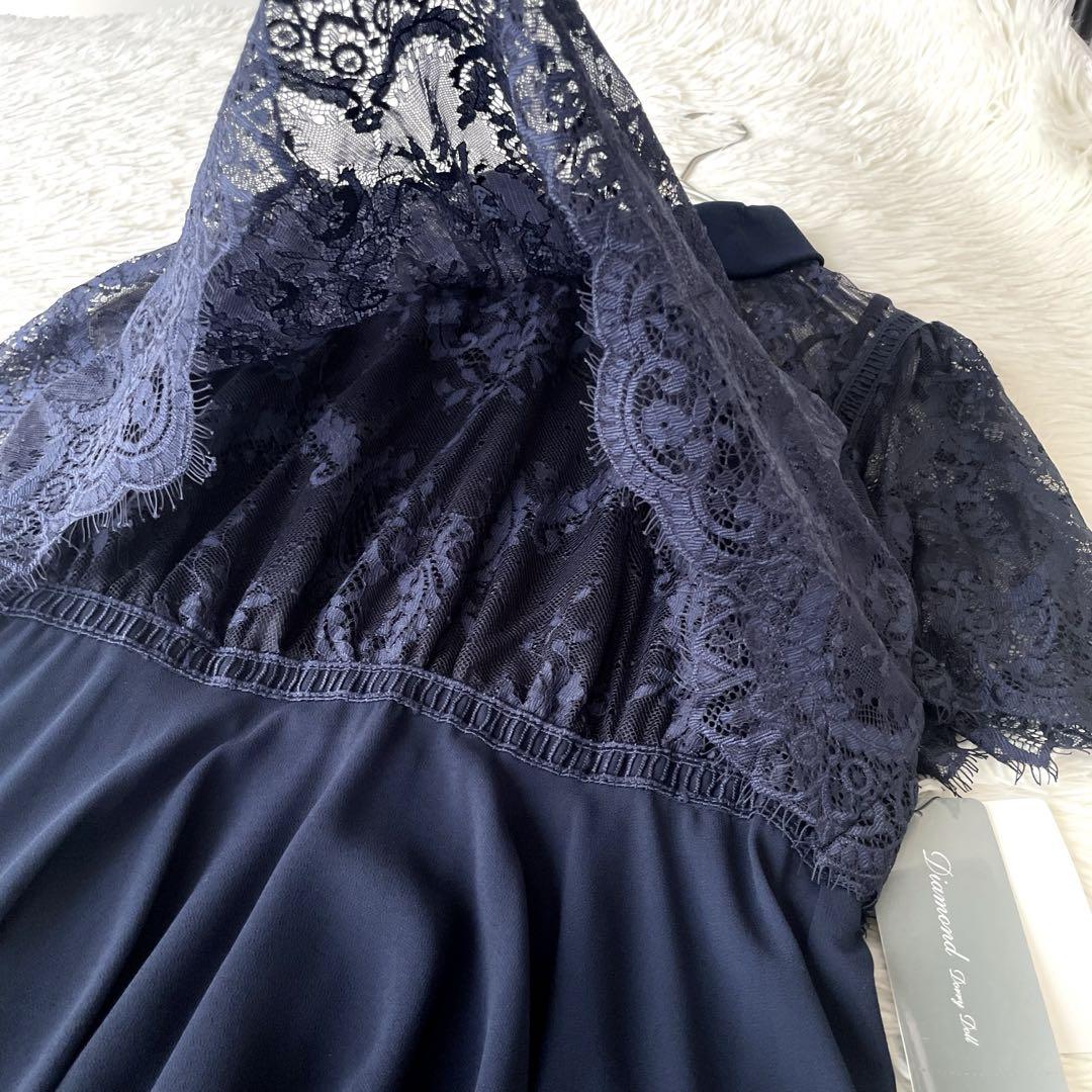 新品✨Dorry Doll レースハイネックパーティードレス ロング結婚式
