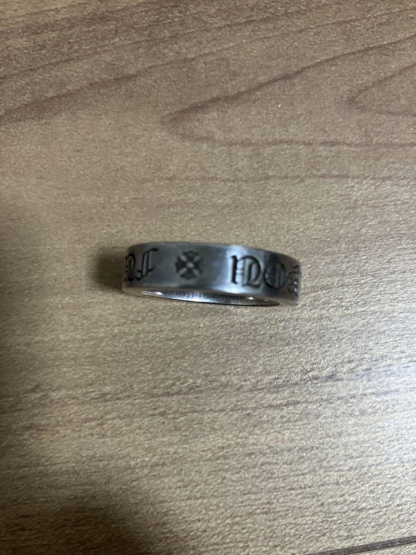 アクセサリー CHROME HEARTS  6mm Spacer FUCK YOU Ring