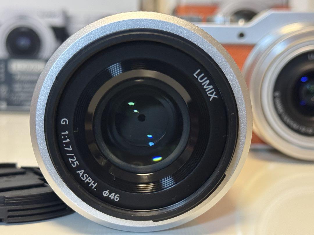 LUMIX DC-GF9W オレンジ/シルバー 4K対応 ダブルレンズキット