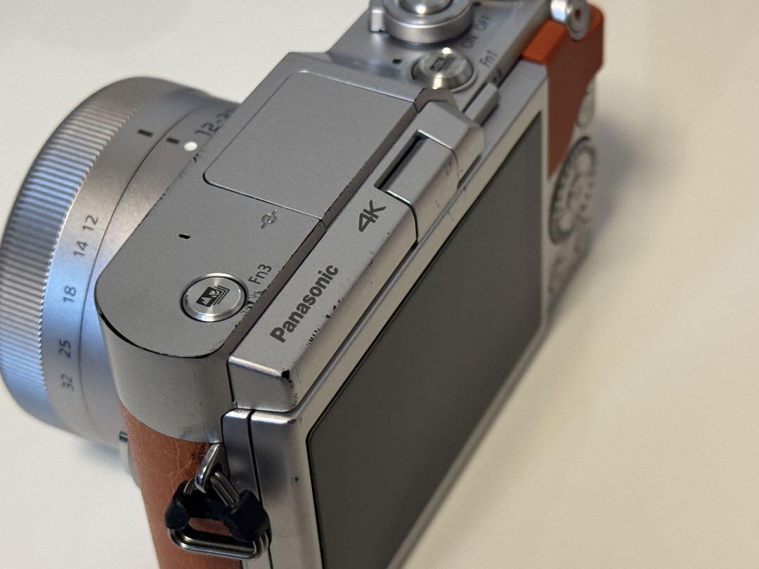 LUMIX DC-GF9W オレンジ/シルバー 4K対応 ダブルレンズキット