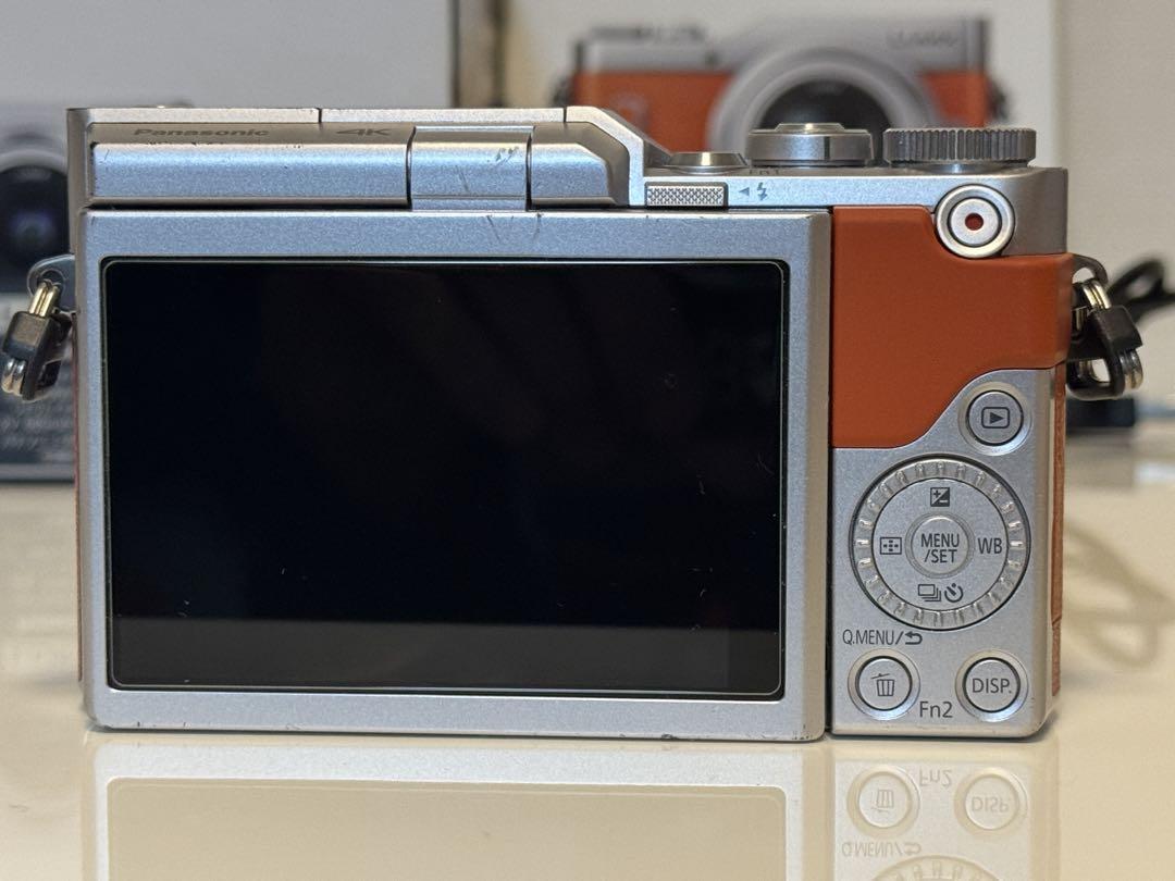 LUMIX DC-GF9W オレンジ/シルバー 4K対応 ダブルレンズキット