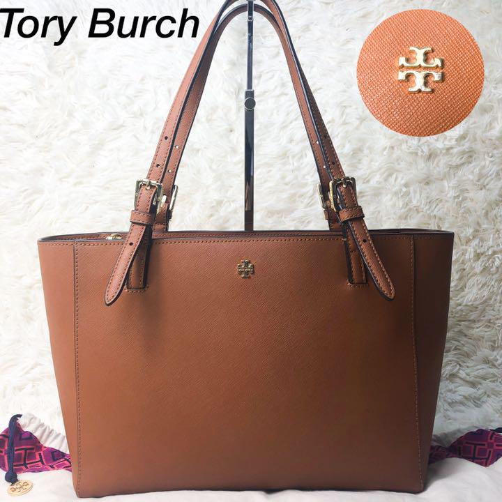 限定製作】 美品♡Tory Burch トリーバーチ エマーソン トートバッグ 限定半額 Tory Burch トリーバーチ エマーソン トートバッグ ピンクベージュ トートバッグ