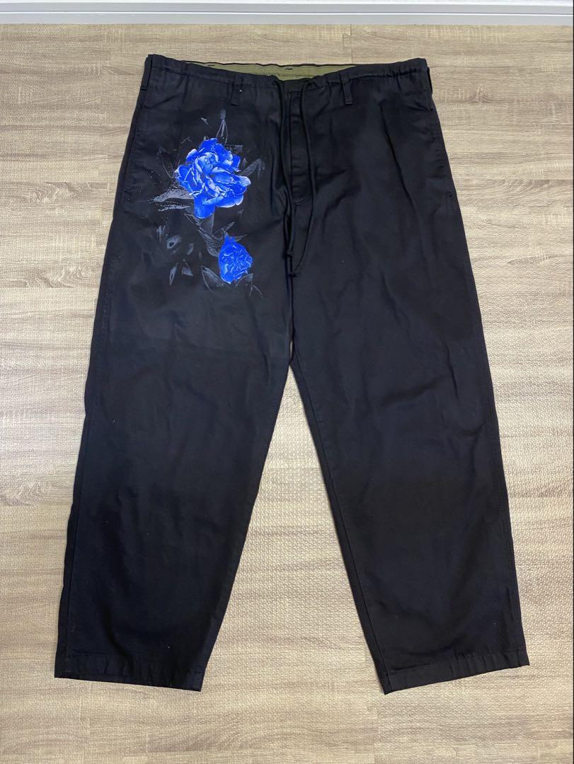YOHJI YAMAMOTO ブルーローズコットンパンツ