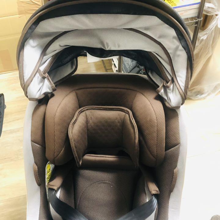 ほぼ未使用】アップリカ クルリラ モアレブラウン isofix