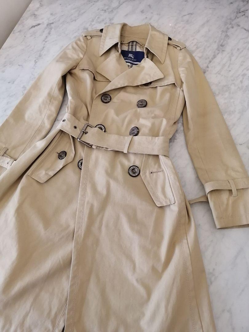 ★関税込み・送料無料★ バーバリー ダブルブレスト コート バーバリー BURBERRYウール ベージュ ダブルブレストコート