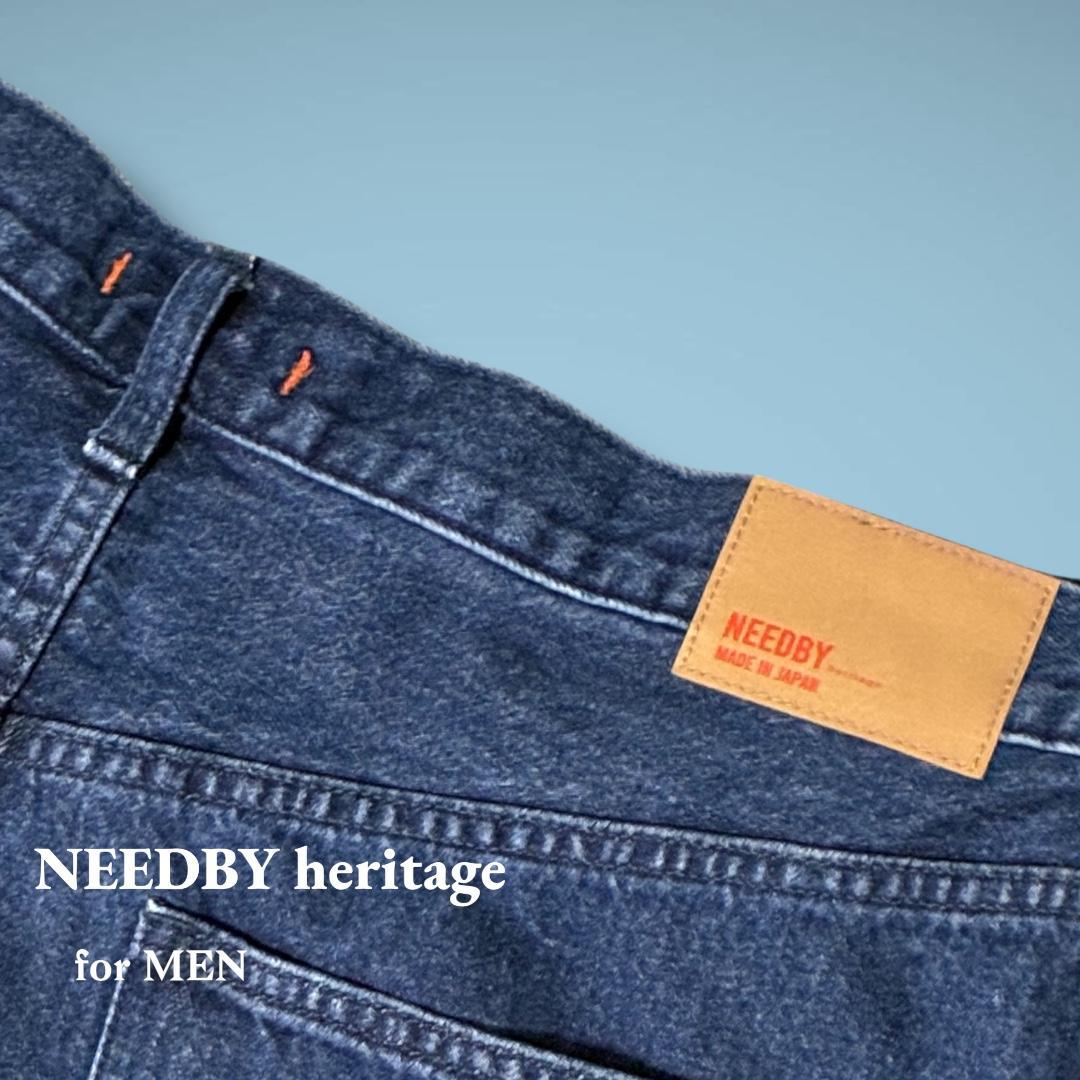 BEAMS別注 NEEDBY heritage ANDY ワイドストレートデニム BEAMS別注 NEEDBY heritage ANDY ワイドストレートデニム