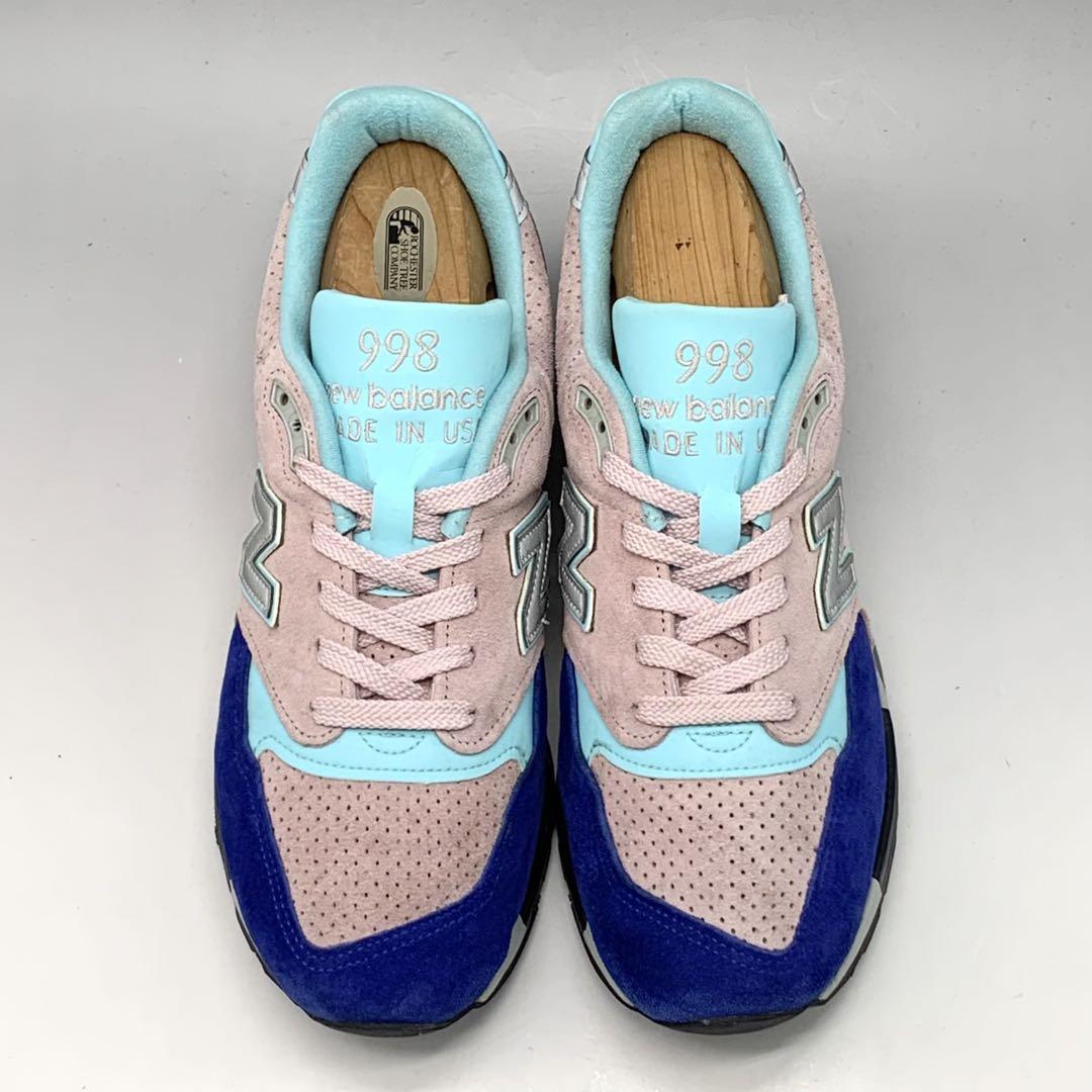 New Balance 998 スニーカー マルチカラースエード US8 USA