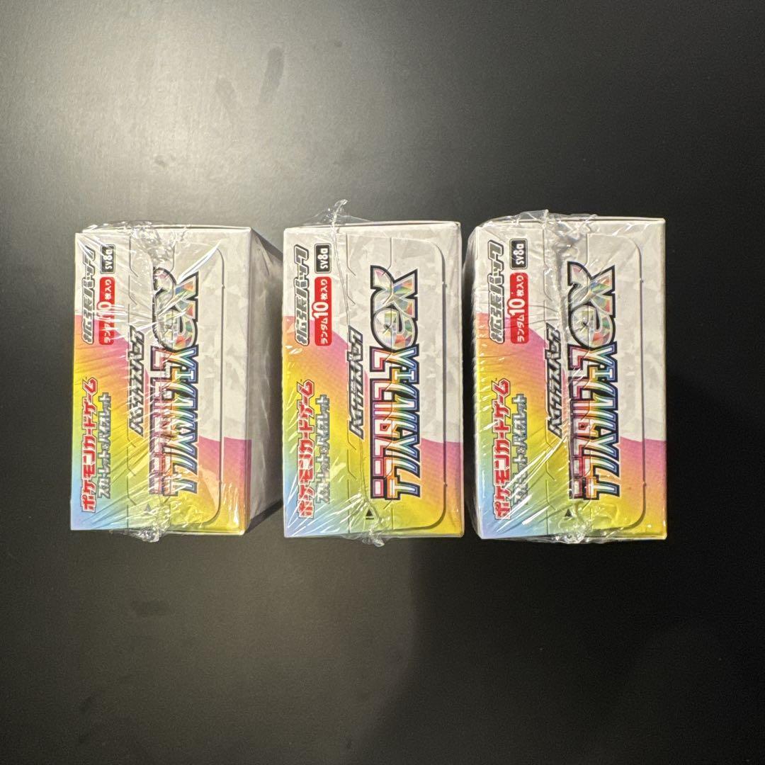 【新品】【シュリンク付き】ポケモンカード ゲームテラスタルフェス ex 3box