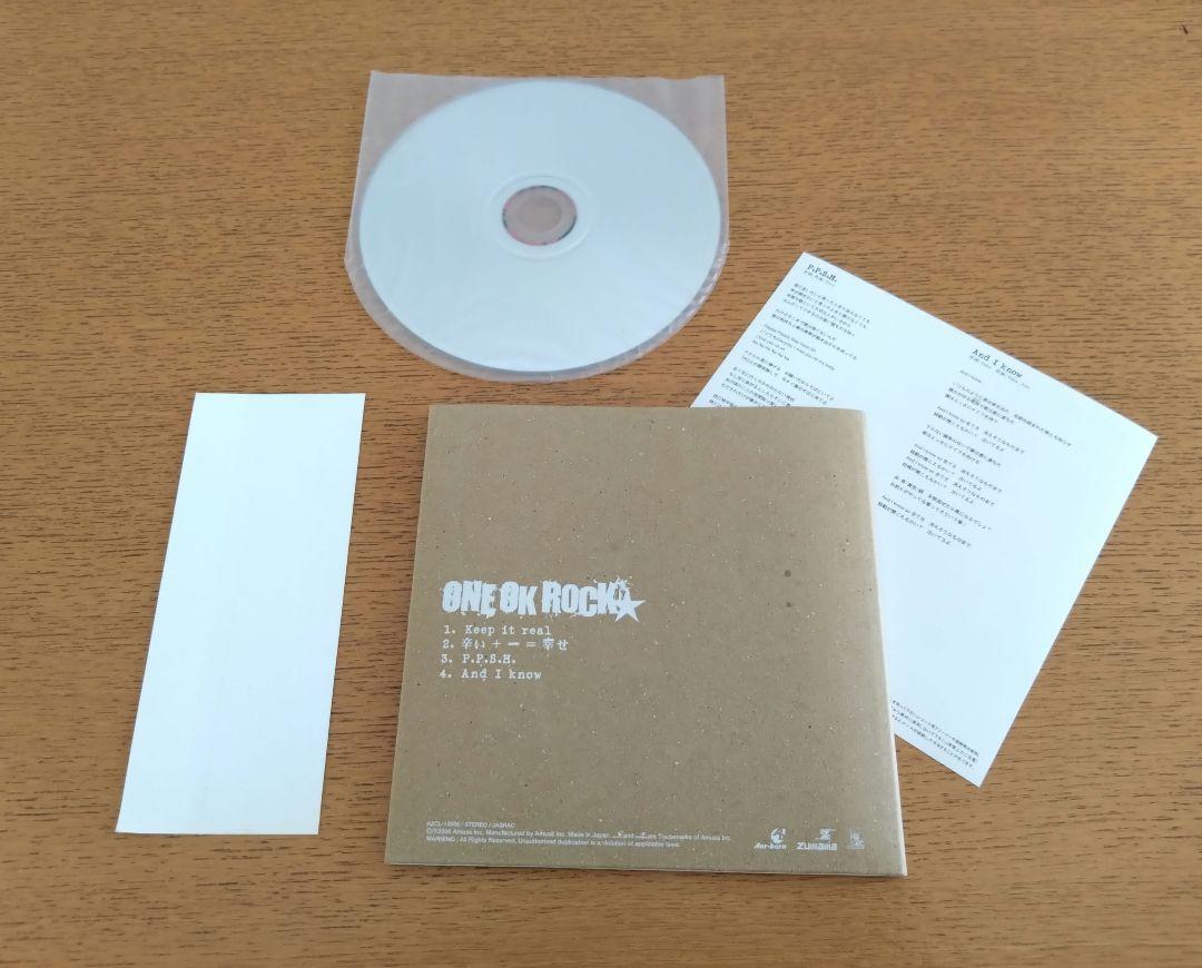 【帯付き】Keep it real ONE OK ROCK