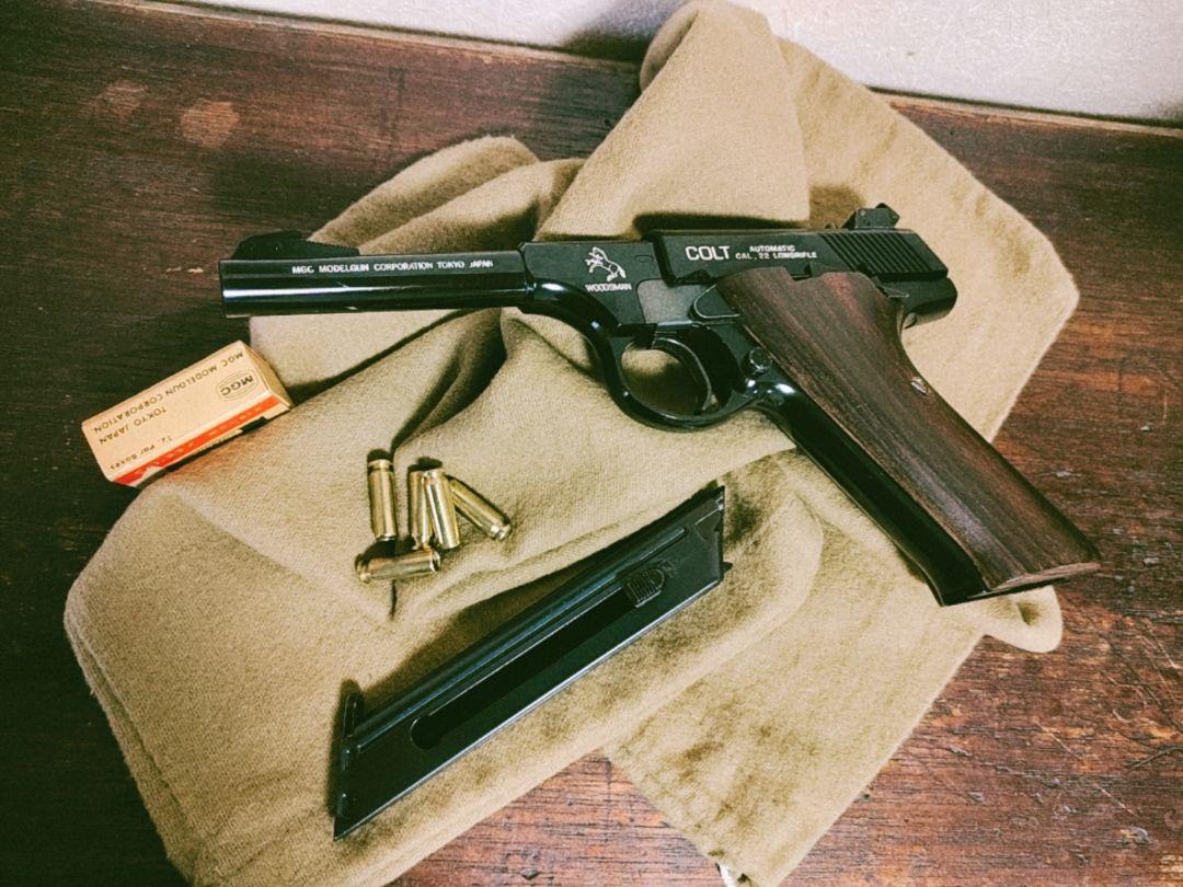 ☆超貴重 木製グリップ ウッズマン スポーツ MGC ワイルド7 19 大阪大