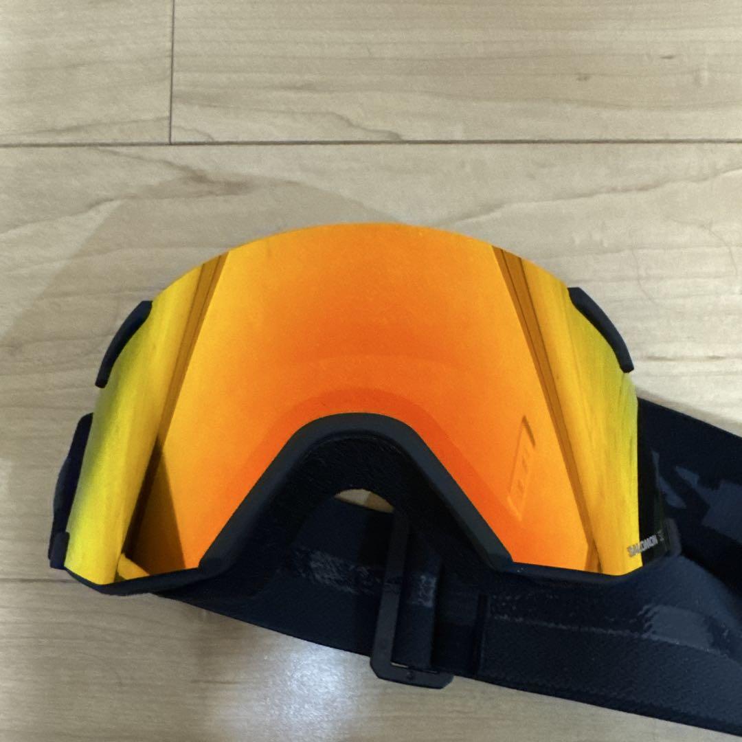 SALOMON フレームレスオレンジレンズゴーグル