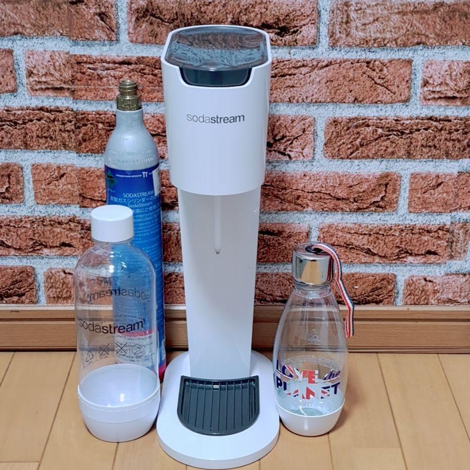 sodastream 炭酸水メーカー ボトル2本付き ガスシリンダー付き 5,382円