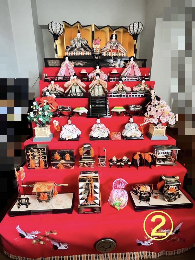 7段 雛人形 フルセット ② 【①〜⑤まで同時購入ください】