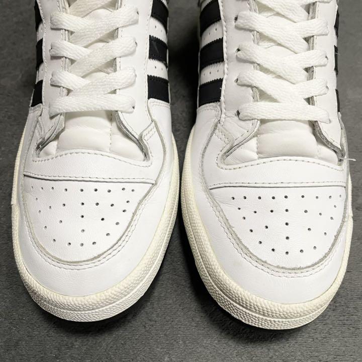人気定番低価 adidas FORUM MID フォーラム ミッド 白×黒 27.5cm MaABk-m26082092602 新作登場
