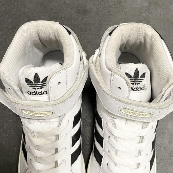 人気定番低価 adidas FORUM MID フォーラム ミッド 白×黒 27.5cm MaABk-m26082092602 新作登場