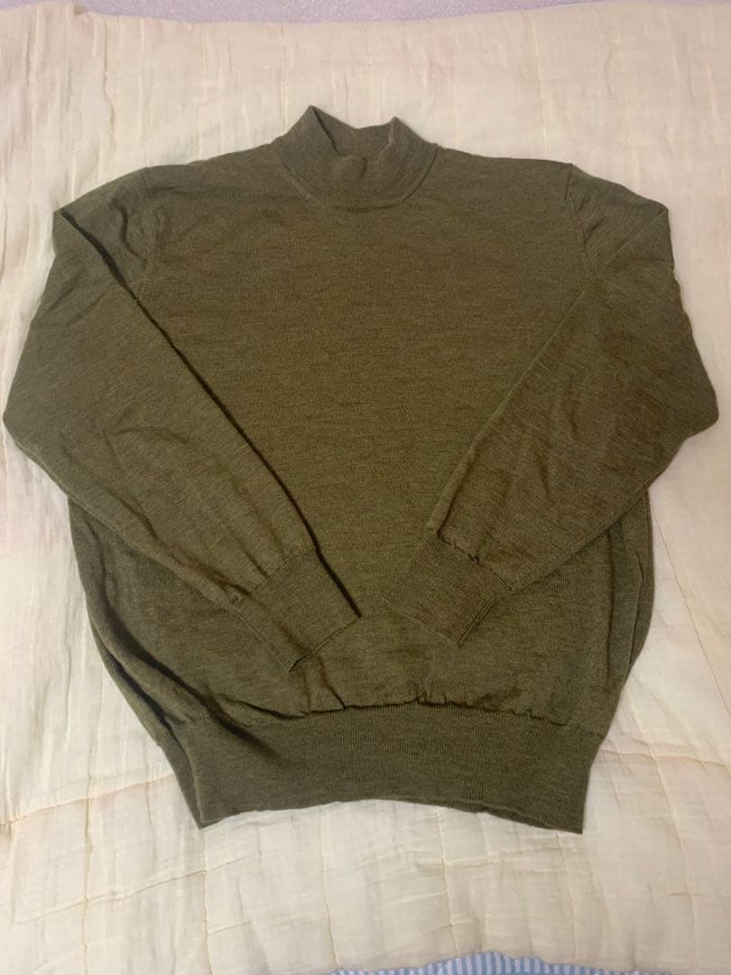 Gran Sasso メランジニット オリーブグリーン