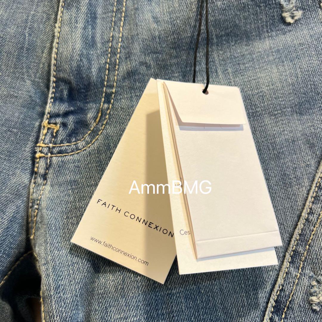 新品 正規品 FAITH CONNEXION ダメージデニム スリム
