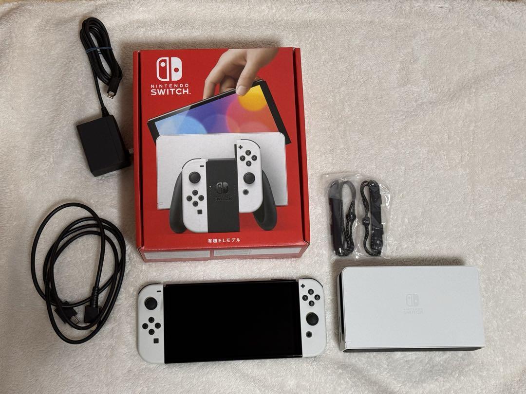 ☆とても綺麗な状態☆Switch本体有機EL JCホワイト